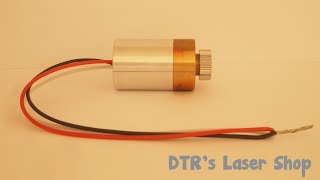 NDG7475 1W 520nm Diode in 20mm Module w/ Leads