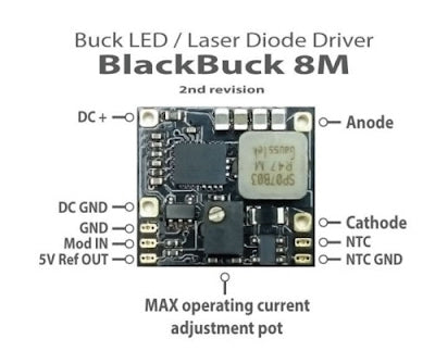 BlackBuck 8M(Buck) Laser Diode Driver